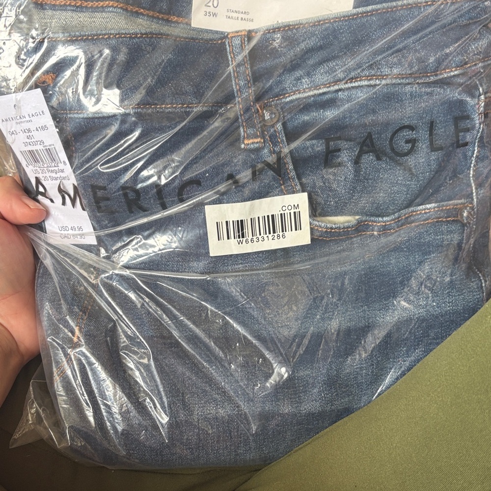 American Eagle Outfitters Flare Jeans - Dark Blue - Picture 4 of 6